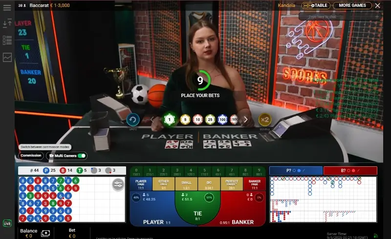 Baccarat en Vivo
