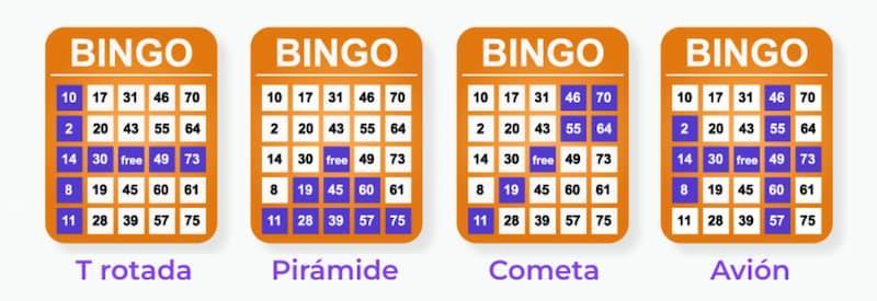 Combinaciones comunes de Bingo