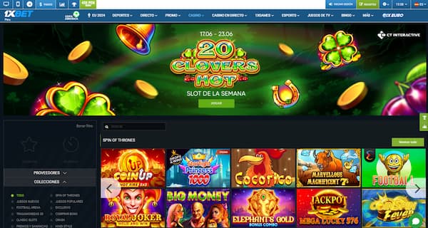 Mejores Casinos con Visa en Perú: 1xBet