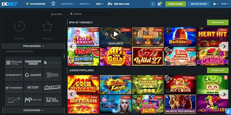 Casino en 1xbet