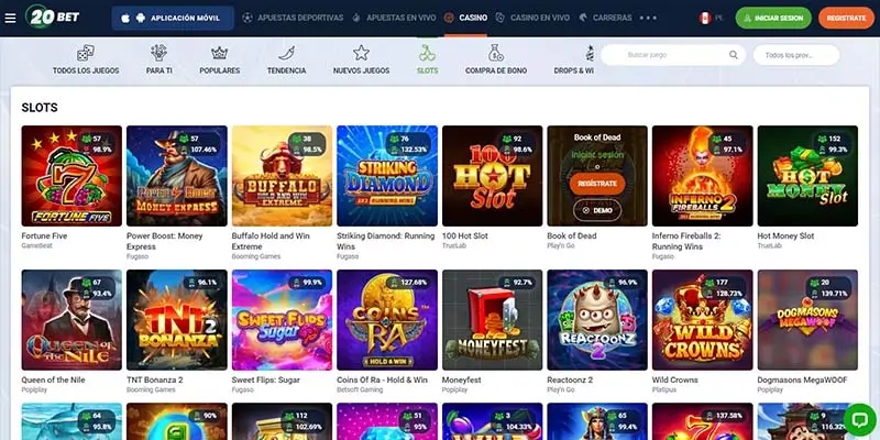 Casino en 20Bet