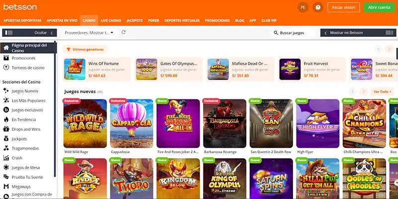Casino en Betsson