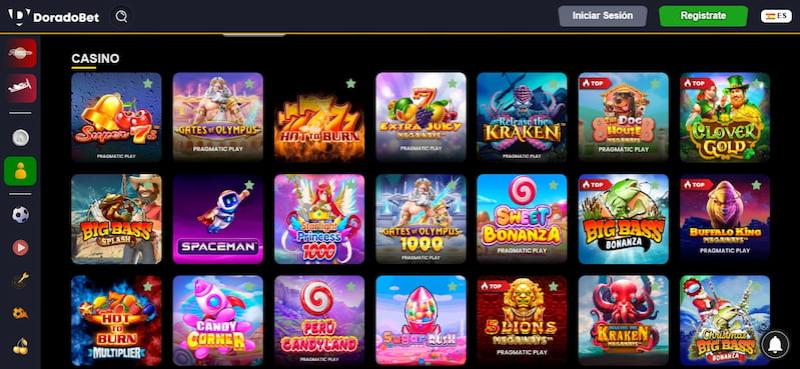 Juegos de Pragmatic Play en Doradobet