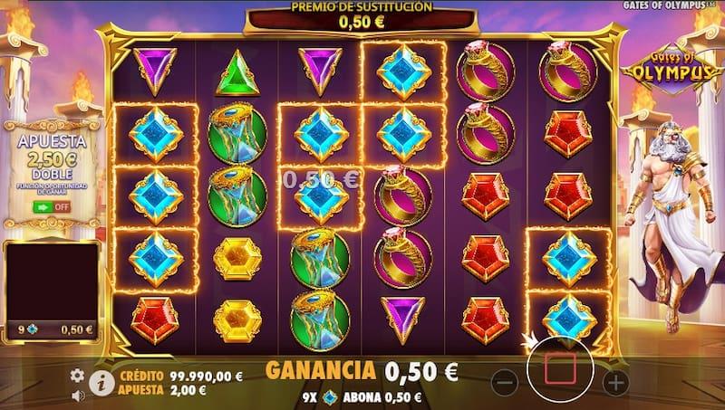 Tragamoneda Gates of Olympus de Pragmatic Play