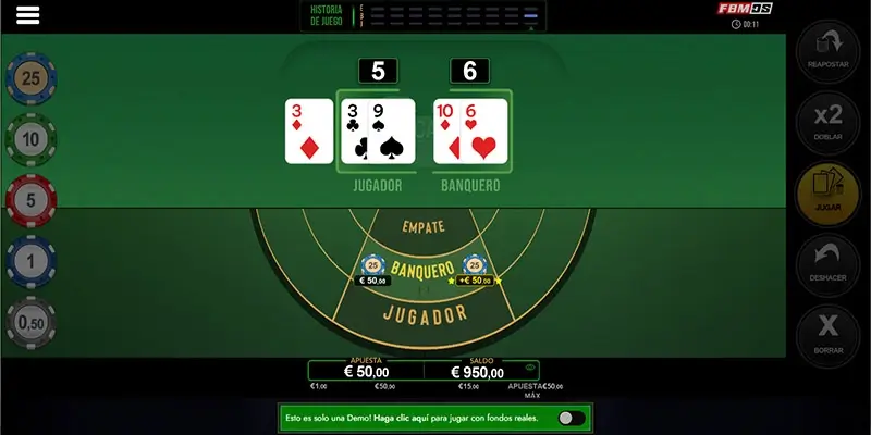 Juega Gratis al Baccarat Online 