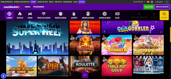 Meridianbet - Casinos que aceptan Mastercard en Perú