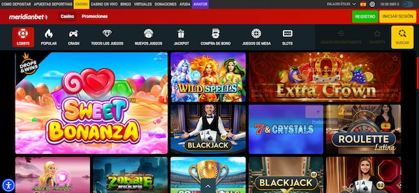 Meridianbet - Juegos de casino gratis Perú