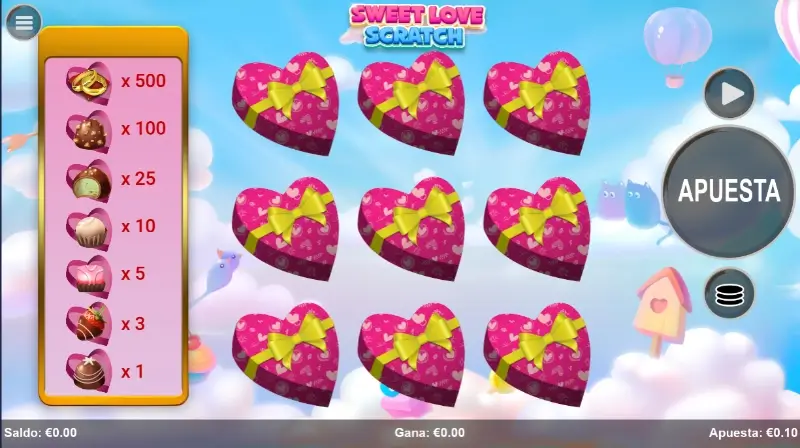Rasca y gana Sweet Love