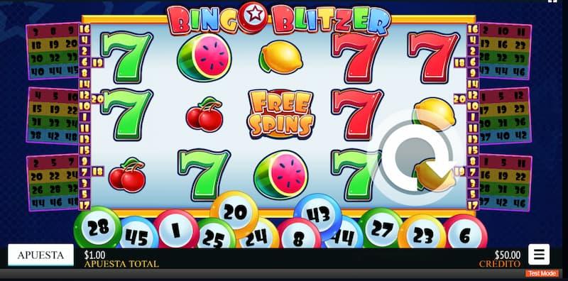 Juego bingo blitzer en version demo