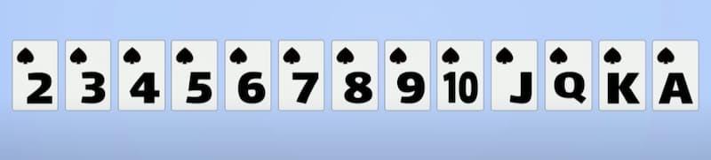 Todas las cartas del mismo palo para jugar poker