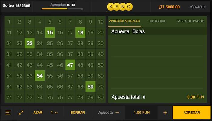 Keno online