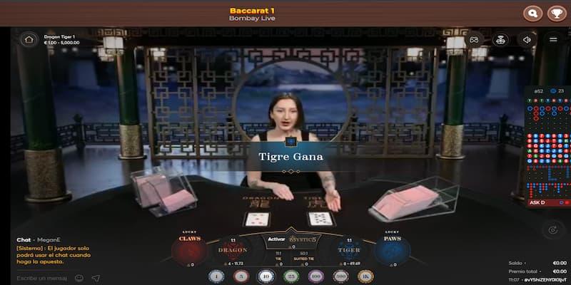 Juego de Baccarat en vivo